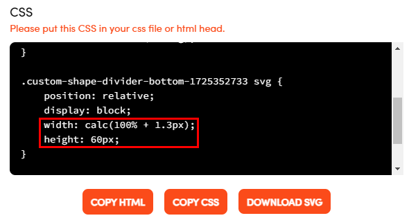 Shape Divider Appで取得したコード